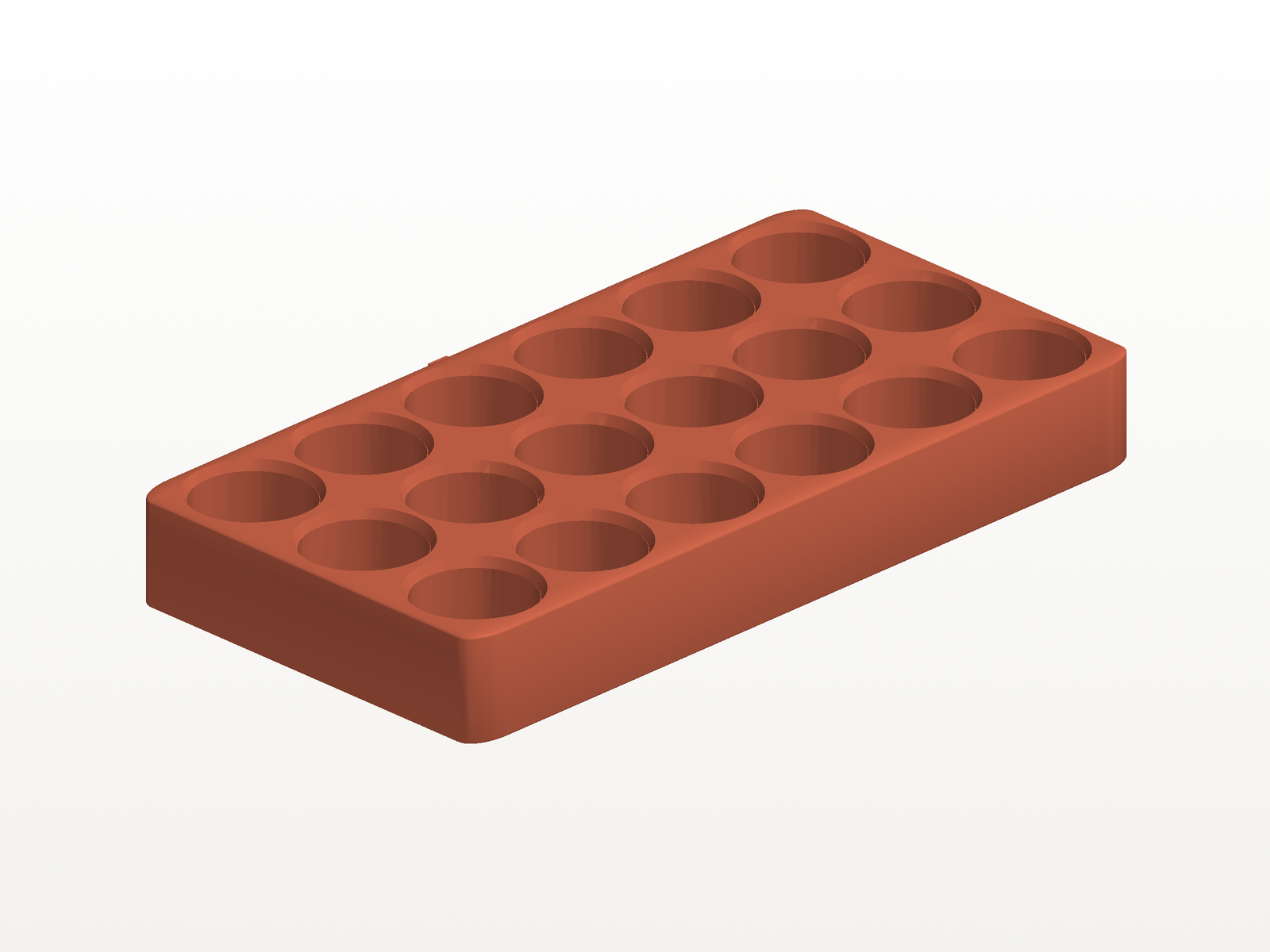 3D model preview of a paper crafting organizer tray
